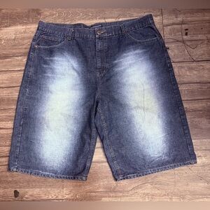 Classic Faded Blue Jean Shorts